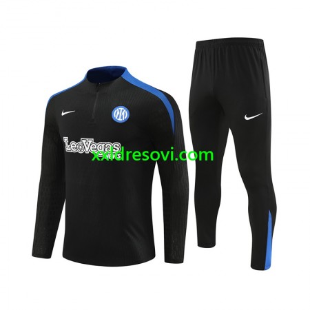 Inter Milan Komplet Sweatshirts Crno 2024-2025